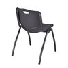 Regency Kahlo Square Table & Chair Sets, 36 W, 36 L, 29 H, Wood, Metal, Plastic Top, Ash Grey TPL3636AGCM47BK